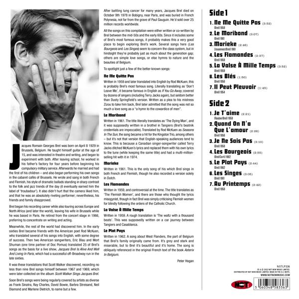 Jacques Brel - Very - Of (Vinyl) Best