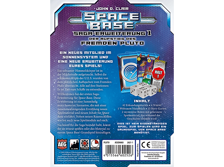 Thumbnail - ALDERAC ENTERTAINMENT GROUP Space Base - Der Aufstieg des Fremden Pluto Gesellschaftsspiel Mehrfarbig