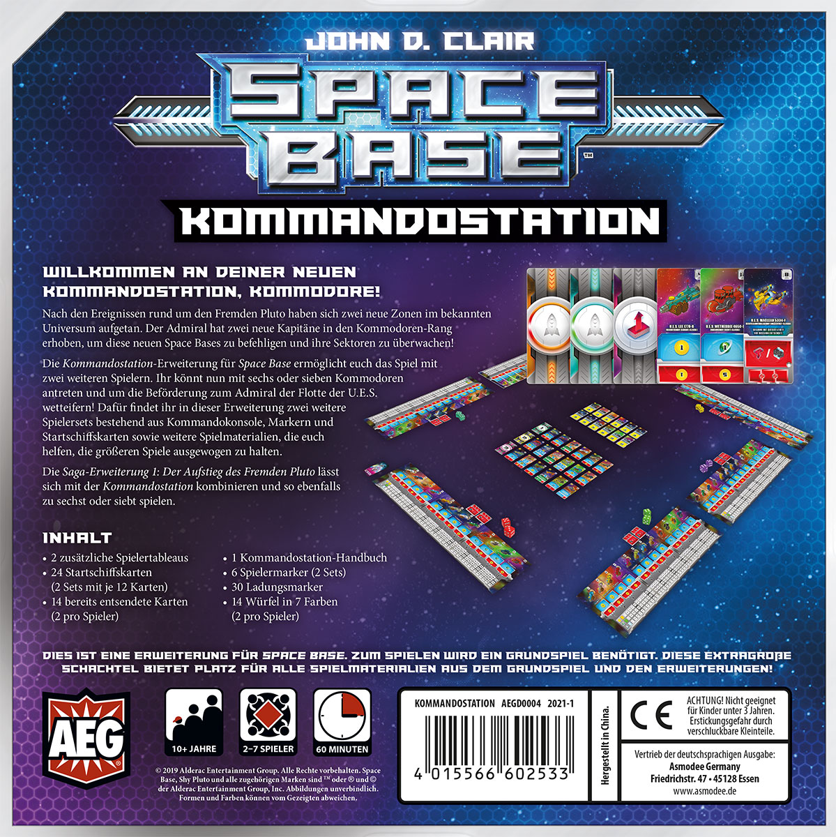 GROUP - Kommandostation Mehrfarbig Space Base Gesellschaftsspiel ENTERTAINMENT ALDERAC