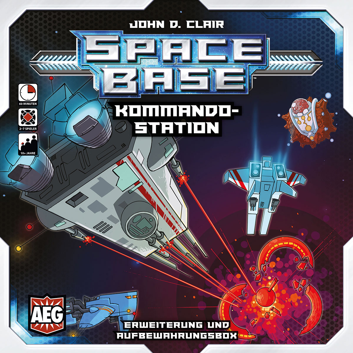 GROUP - Kommandostation Mehrfarbig Space Base Gesellschaftsspiel ENTERTAINMENT ALDERAC