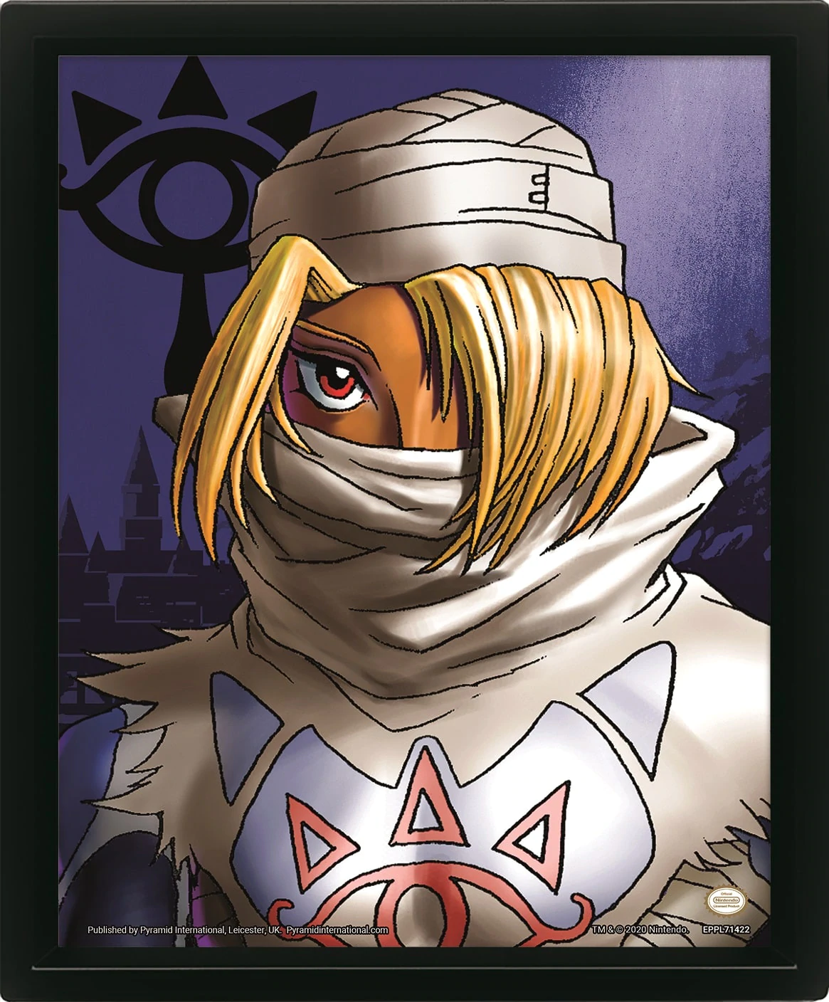 PYRAMID Zelda to Sheik - 3D-Lentikular-Poster (Mehrfarbig)