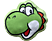 TEXTIEL TRADE Super Mario - Yoshi - Coussin (Vert/Blanc/Noir)
