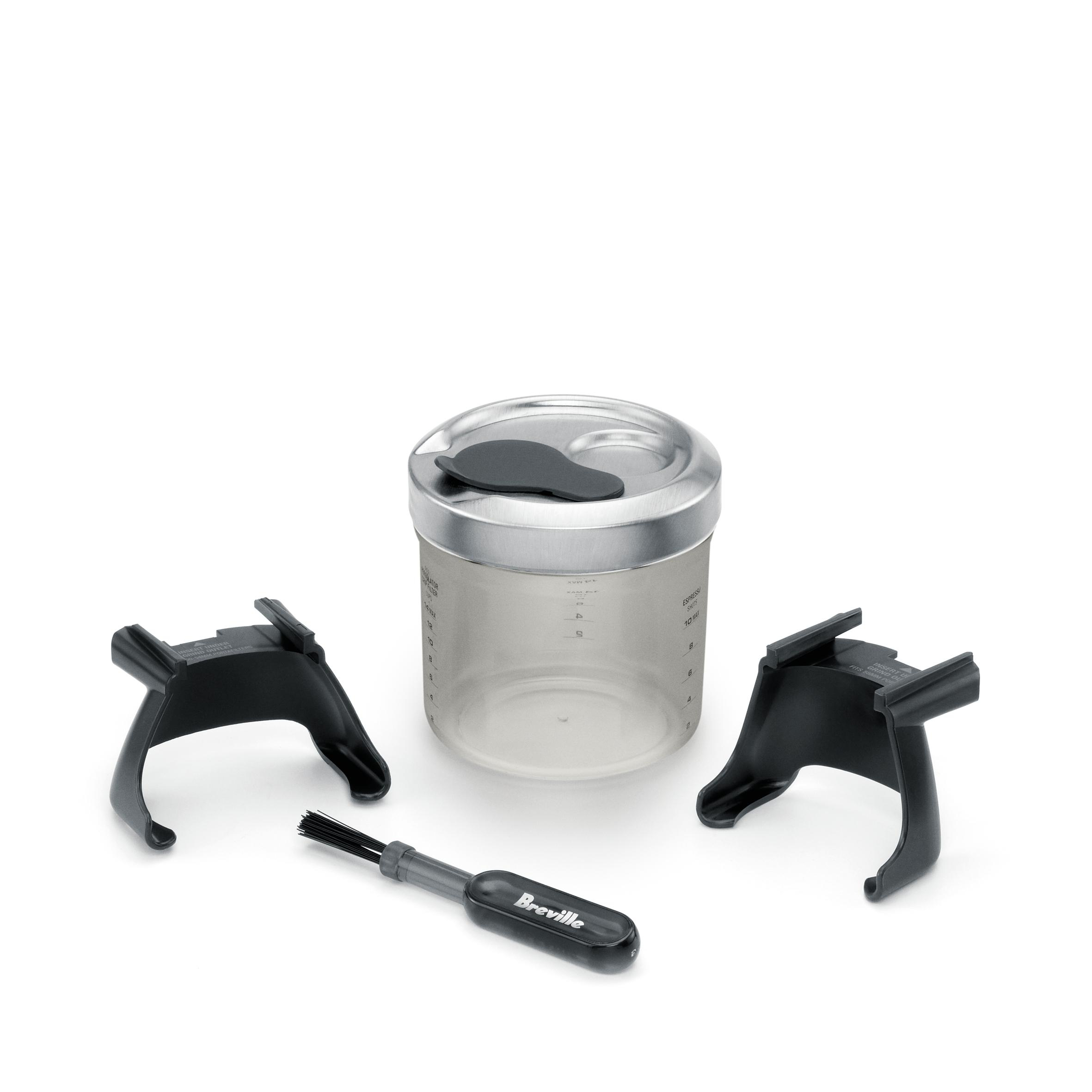SAGE SCG820BST4EEU1 the Smart Grinder Pro Kaffeemühle Schwarz/Edelstahl 165 Watt, Kegelmahlwerk