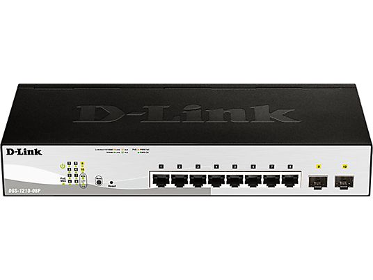 DLINK DGS-1210-08P - Switch (Nero)