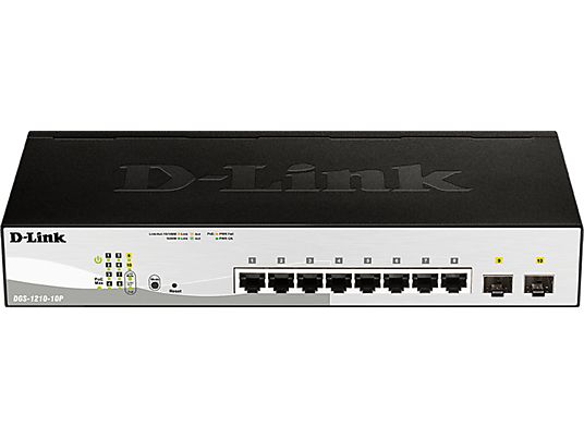 DLINK DGS-1210-10P - Switch (Schwarz)