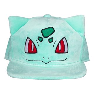 DIFUZED Pokémon - Bulbizarre - casquette (Turquoise/Noir/Rouge)