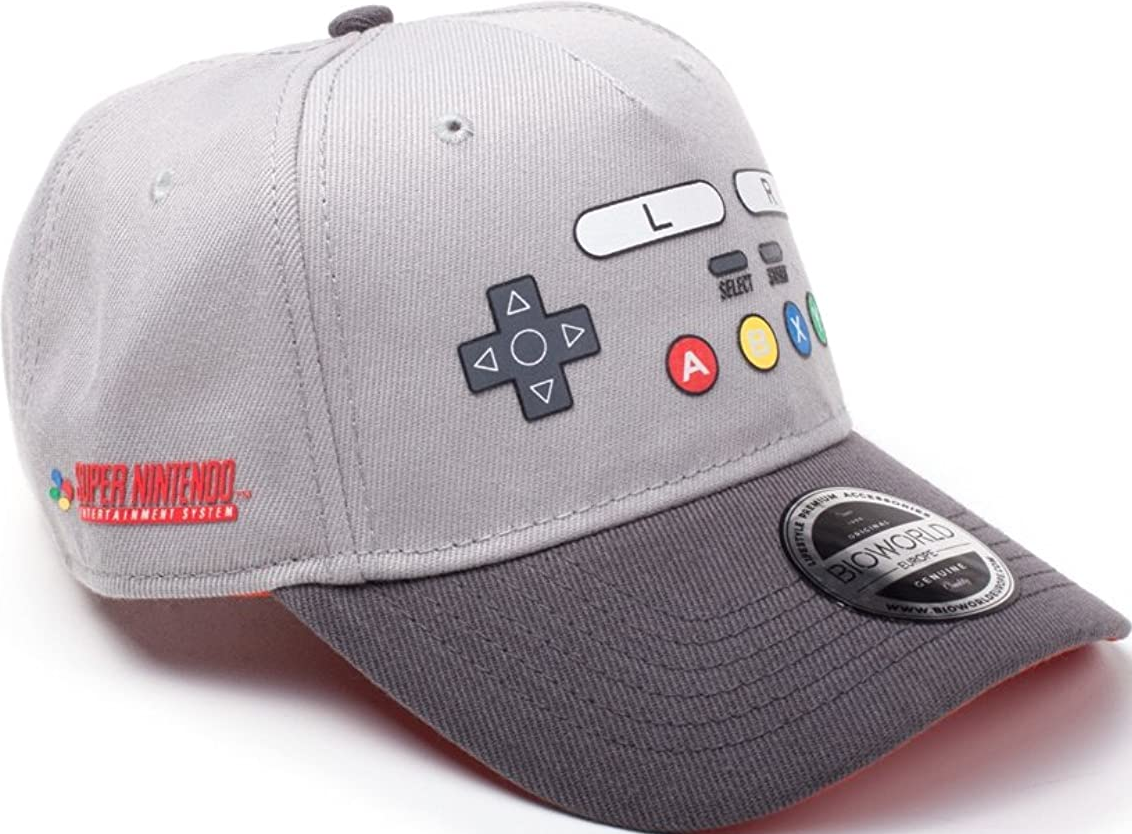 DIFUZED Nintendo - SNES Buttons - casquette (Multicolore)