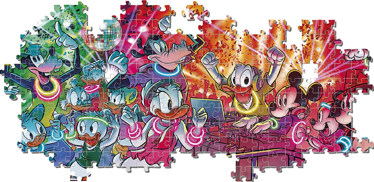 CLEMENTONI Disney Disco - Panorama (1000 pièces) - Puzzle (multicolore)
