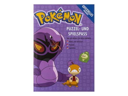 POKEMON Wie gut kennst Du Pokémon 4 - Puzzle- und Spielspass - Cahier d'activités (Multicolore)