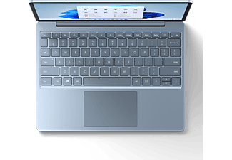 MICROSOFT Surface Laptop Go 2 i5 8GB/128GB Eisblau, Notebook mit 12,45 Zoll Display Touchscreen, Intel® Core™ i5 Prozessor, 8 GB RAM, 128 GB SSD, UHD-Grafik, Eisblau