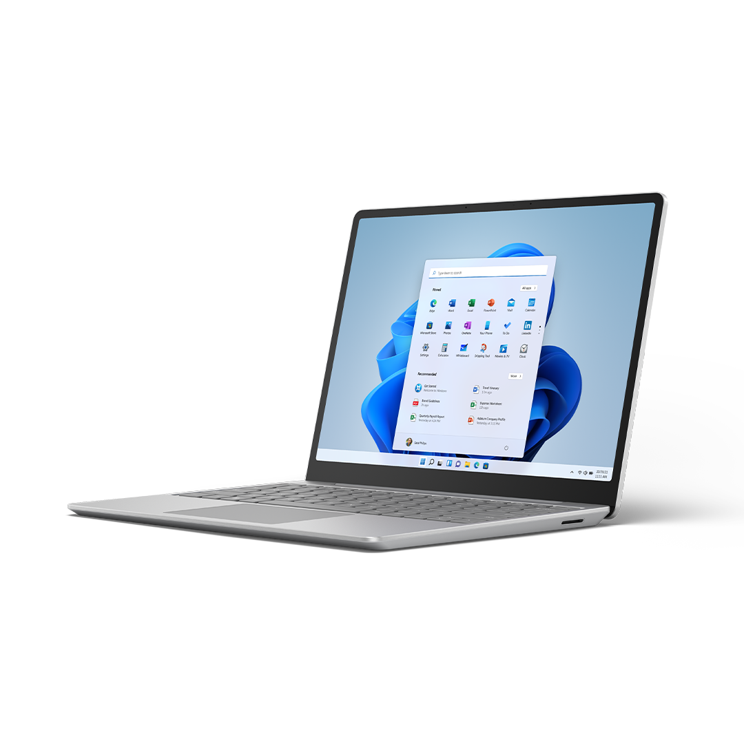 MICROSOFT Surface Laptop Go 2 - i5 8GB/128GB Platin - 12,45 Zoll - Intel® Core™ i5 i5-1135G7 - 8 GB - 128 GB - Intel® UHD Graphics - Windows 11 Home