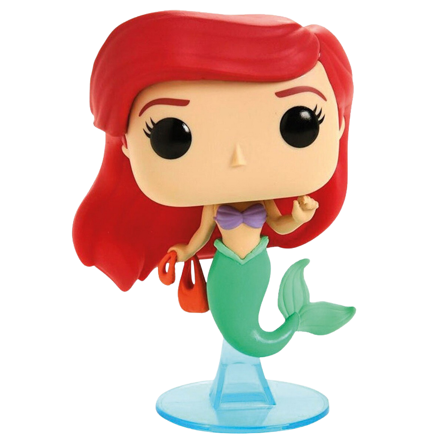 Figura - Funko POP! Disney: La Sirenita Ariel W/Bag, Vinilo, 9.50 cm, Multicolor