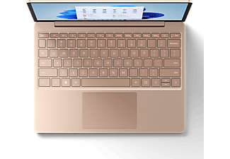 MICROSOFT Surface Laptop Go 2 i5 8GB/128GB Sandstein, Notebook mit 12,45 Zoll Display Touchscreen, Intel® Core™ i5 Prozessor, 8 GB RAM, 128 GB SSD, UHD-Grafik, Sandstein