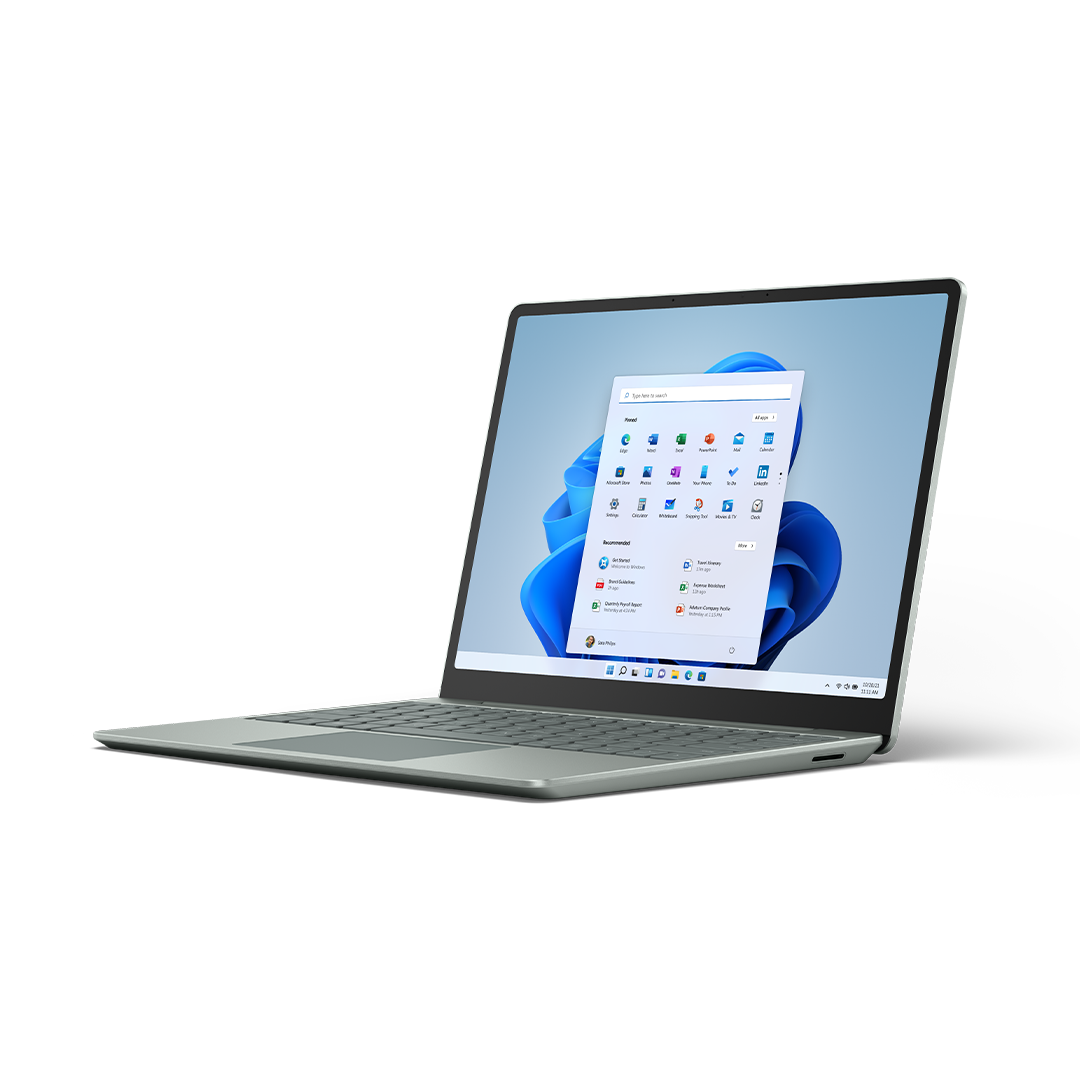 MICROSOFT Surface Laptop Go 2 - i5 8GB/256GB Salbei - 12,45 Zoll - Intel® Core™ i5 i5-1135G7 - 8 GB - 256 GB - Intel® UHD Graphics - Windows 11 Home