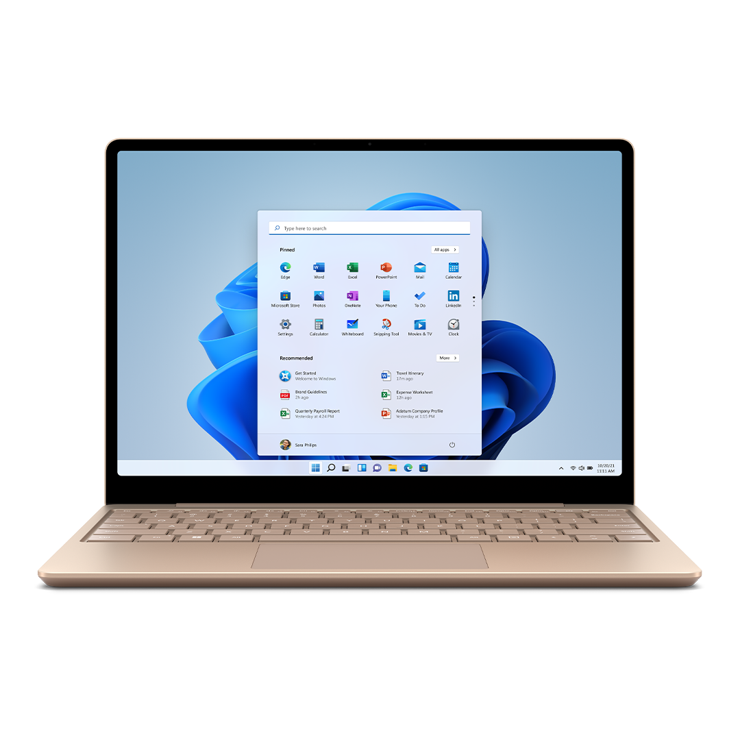 MICROSOFT Surface Laptop Go 2 - i5 8GB/256GB Sandstein - 12,45 Zoll - Intel® Core™ i5 i5-1135G7 - 8 GB - 256 GB - Intel® UHD Graphics - Windows 11 Home