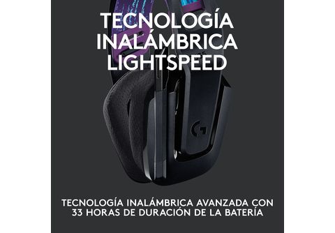 Logitech G535 Wireless Auriculares Gaming Inalámbricos Negros para PC/PS4/PS5