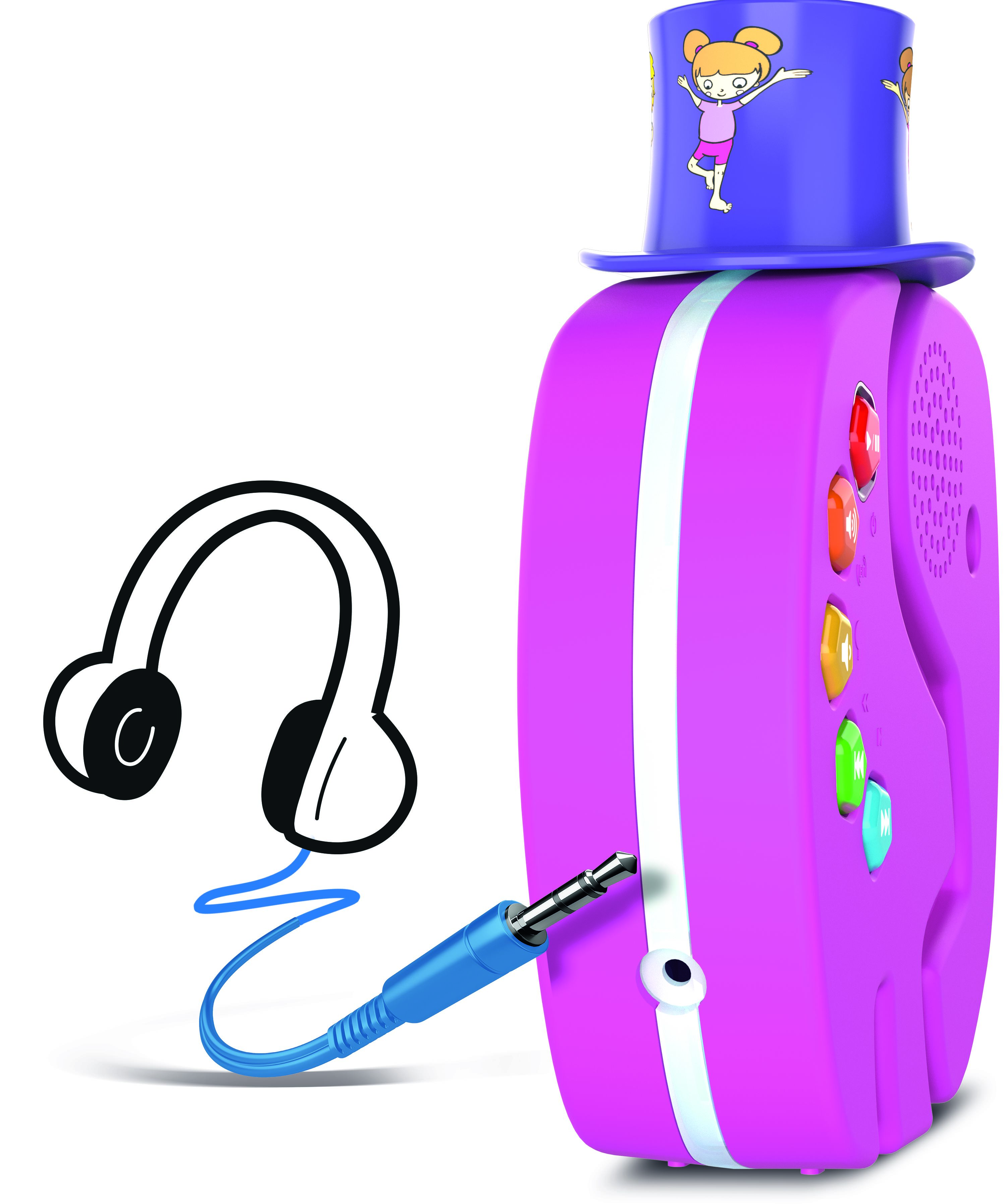 TECHNISAT TECHNIFANT Audioplayer TECHNIFANT-Look, im Kinder Pink für