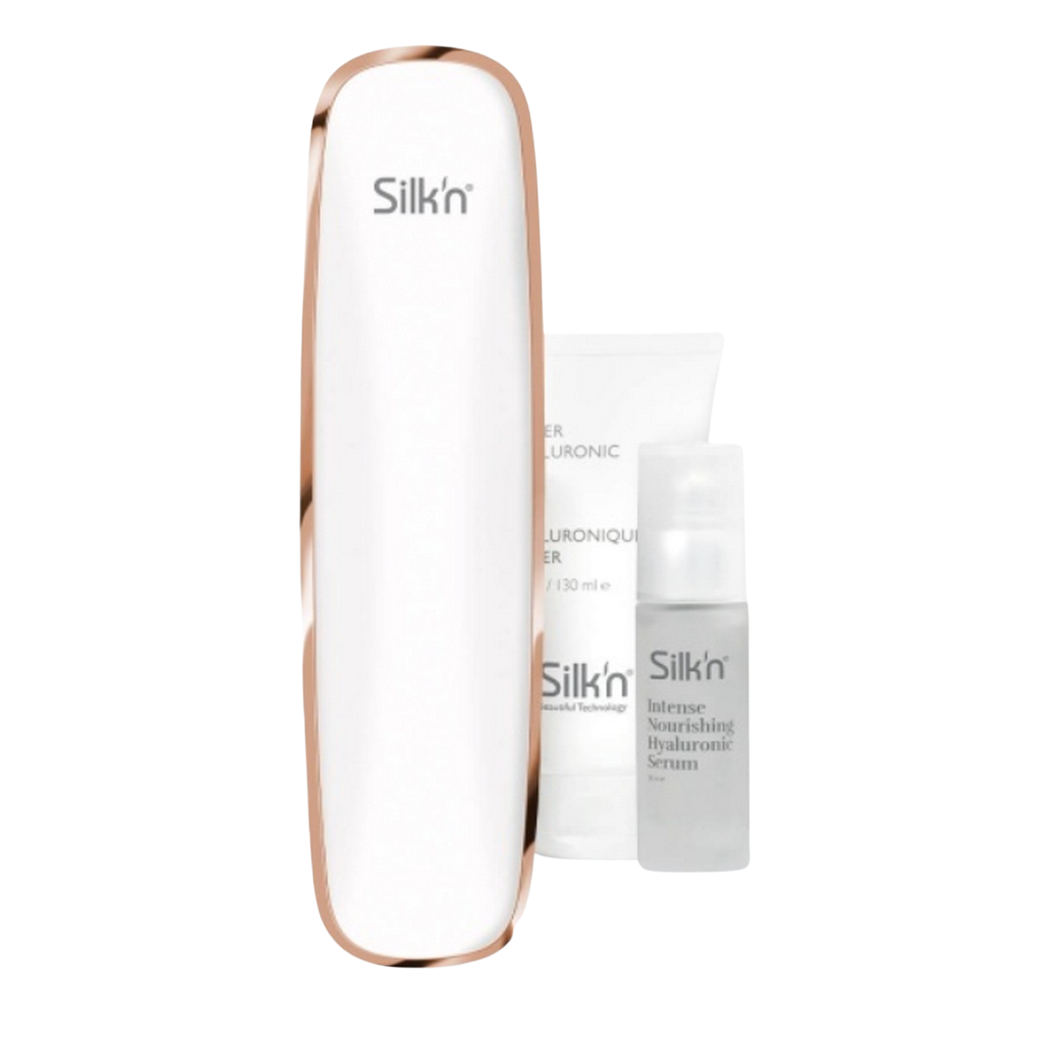 Rejuvenecedor facial - Silk'n FaceTite ESSENTIAL, Para cara y cuello, 4 Ajustes, Tecnología HT™, Blanco