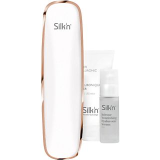 Rejuvenecedor facial - Silk'n FaceTite ESSENTIAL, Para cara y cuello, 4 Ajustes, Tecnología HT™, Blanco