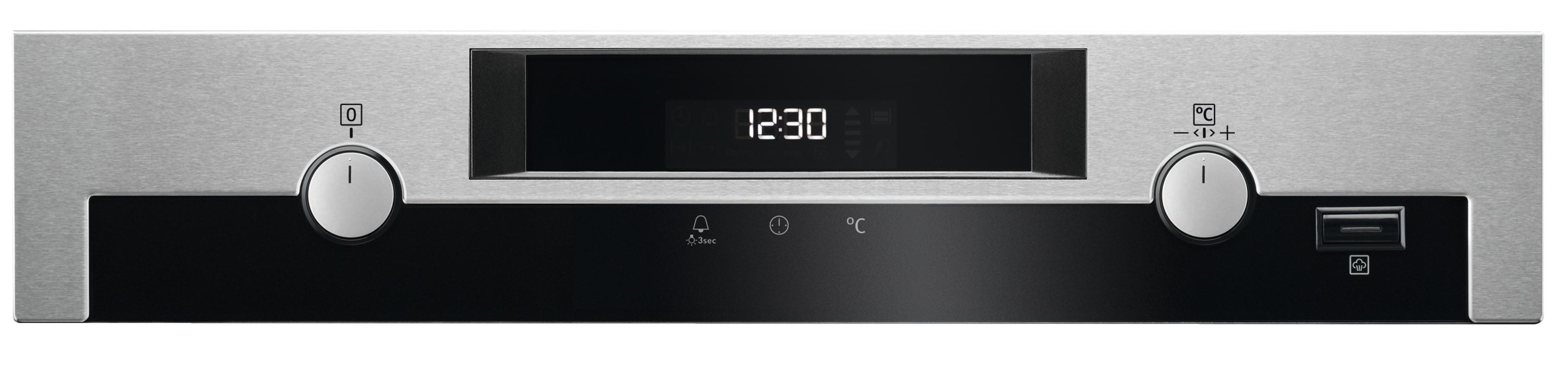 AEG KOMB55PIS2 Serie 6000 mit SteamBake Feuchtigkeitszugabe (mit Pyrolyse), Backofenset (Induktionskochfeld, A+, 71 l)