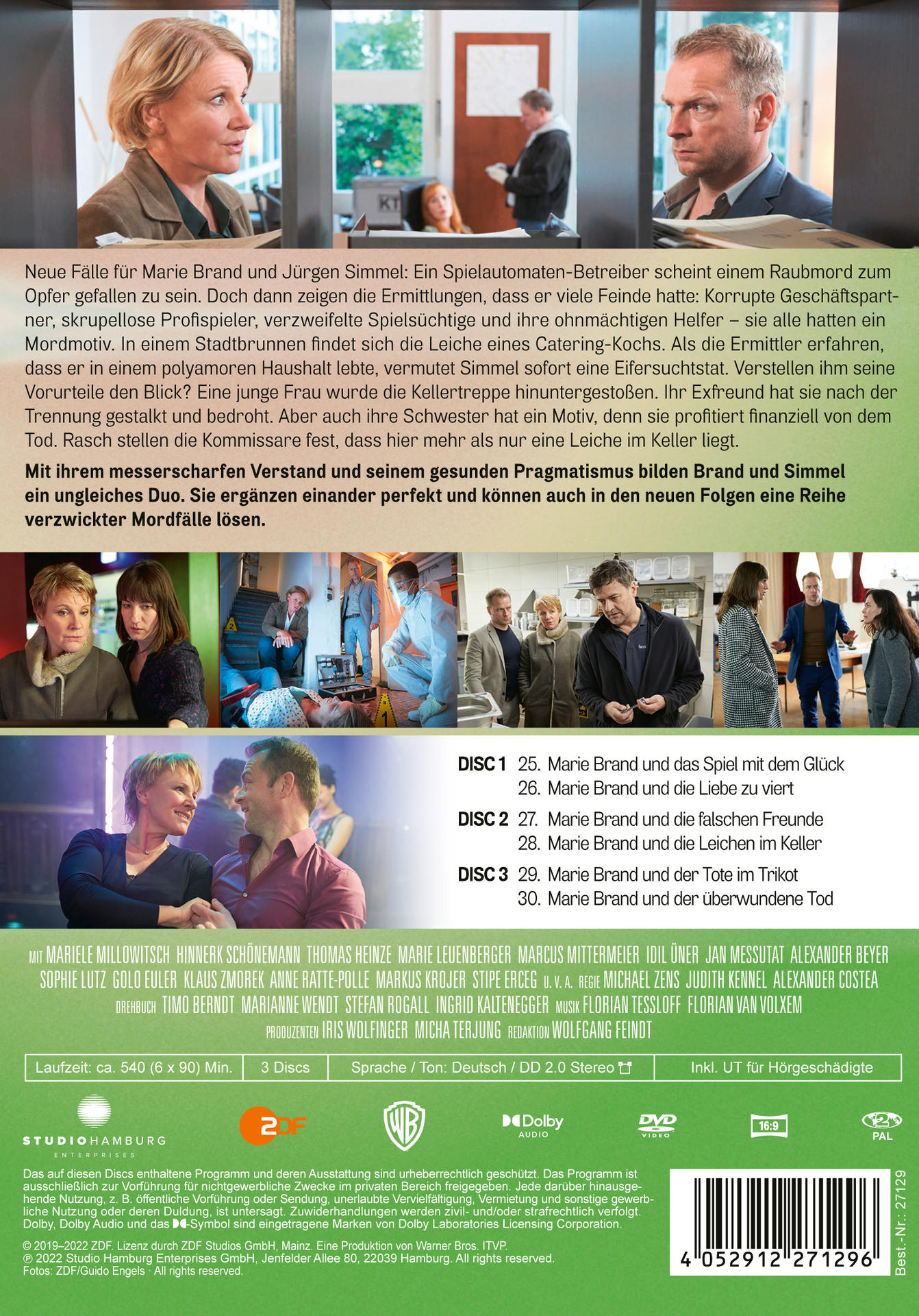 DVD-Hülle eines deutschen Films mit Schauspielern auf dem Cover und Text, weißer Hintergrund.