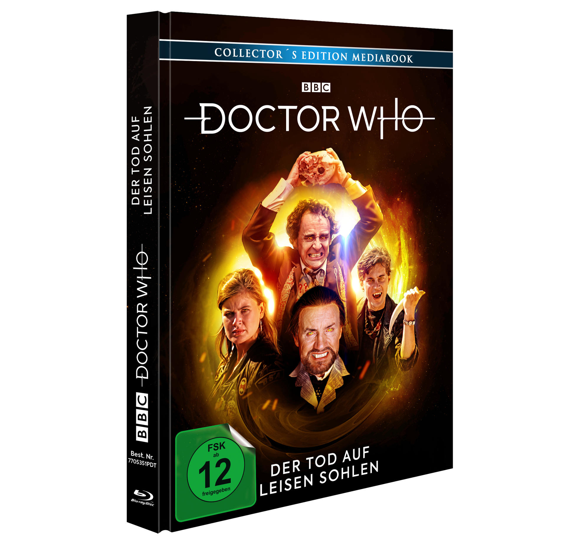 DVD-Boxset von Doctor Who. Das Cover zeigt mehrere Personen. Text auf Deutsch.