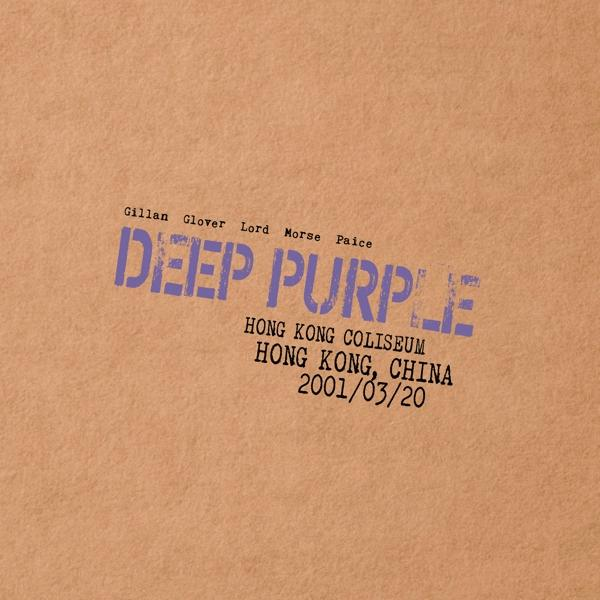 Pochette d'album de Deep Purple avec texte et noms des membres du groupe.