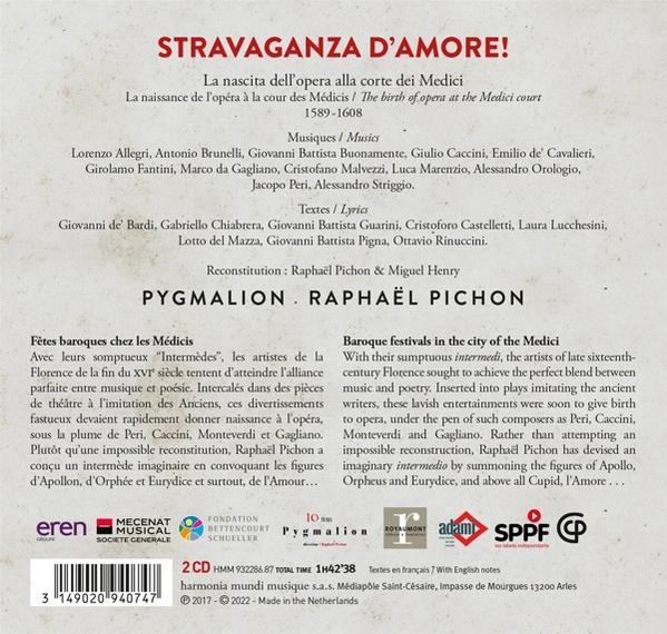 Raphael Pygmalion/ Pichon - Stravaganza D'Amore!  - (CD)