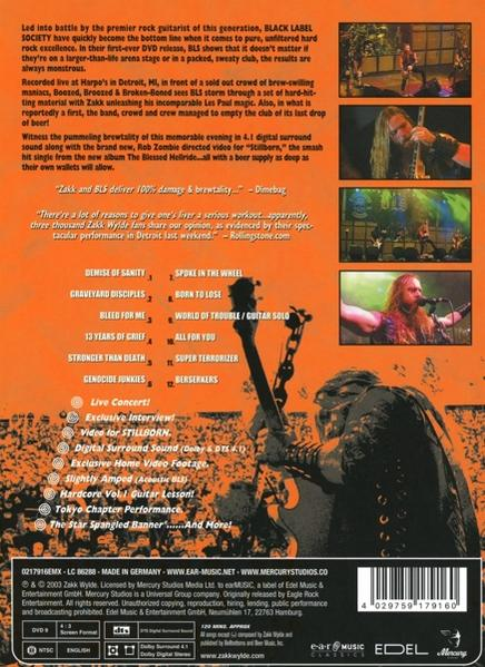 Black Label Society - Boozed,Broozed And Broken-Boned (DVD Digipak)  - (DVD)