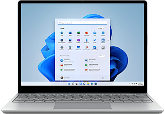 MICROSOFT Surface Laptop Go 2 - Notebook (12.4 ", 128 GB SSD, Platin)