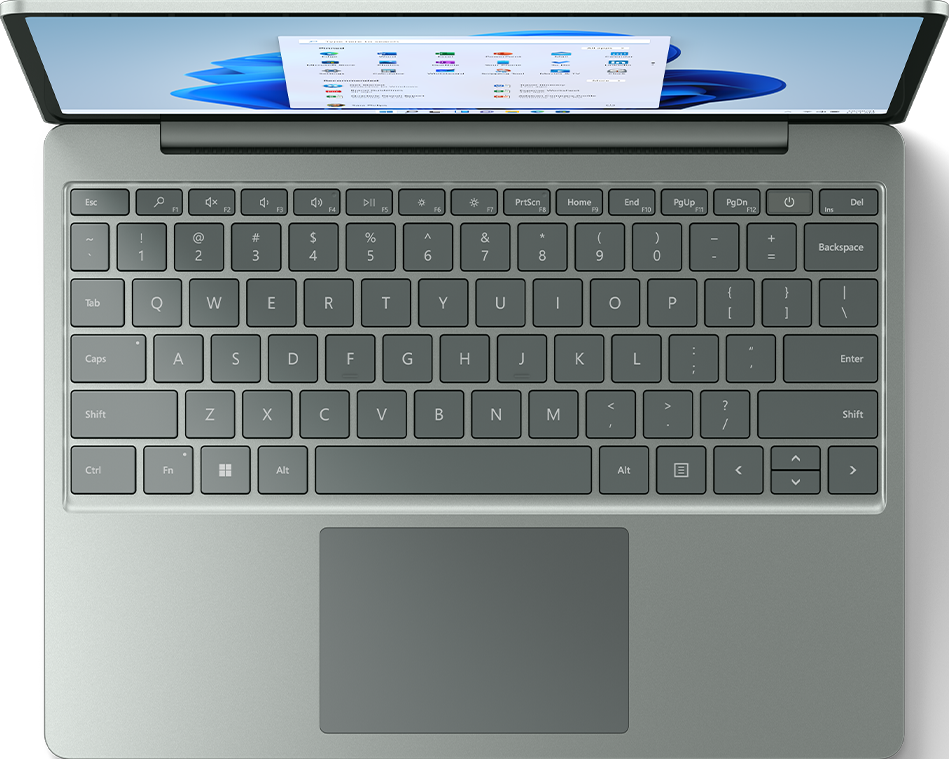 MICROSOFT Surface Laptop Go 2 - Notebook (12.4 ", 128 GB SSD, Salvia)