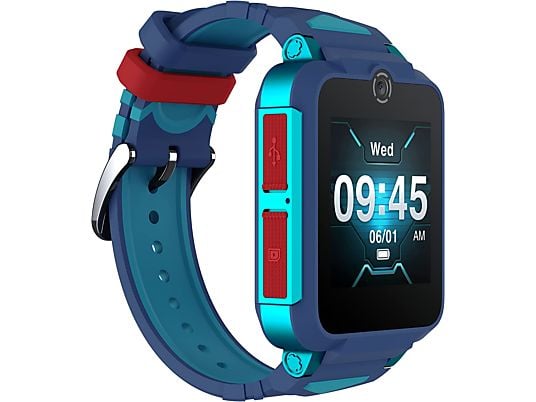 TCL Movetime Family Watch 2 - Smartwatch für Kinder (135-200 mm, TPU, Speed Blue)