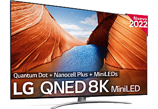 TV QNED 86" - LG 86QNED996QB, UHD 4K, Procesador Inteligente α9 Gen5 AI Processor 8K, Smart TV, DVB-T2 (H.265), Negro