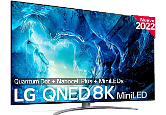 TV QNED 75" - LG 75QNED966QA, UHD 4K, Procesador Inteligente α9 Gen5 AI Processor 8K, Smart TV, DVB-T2 (H.265), Negro