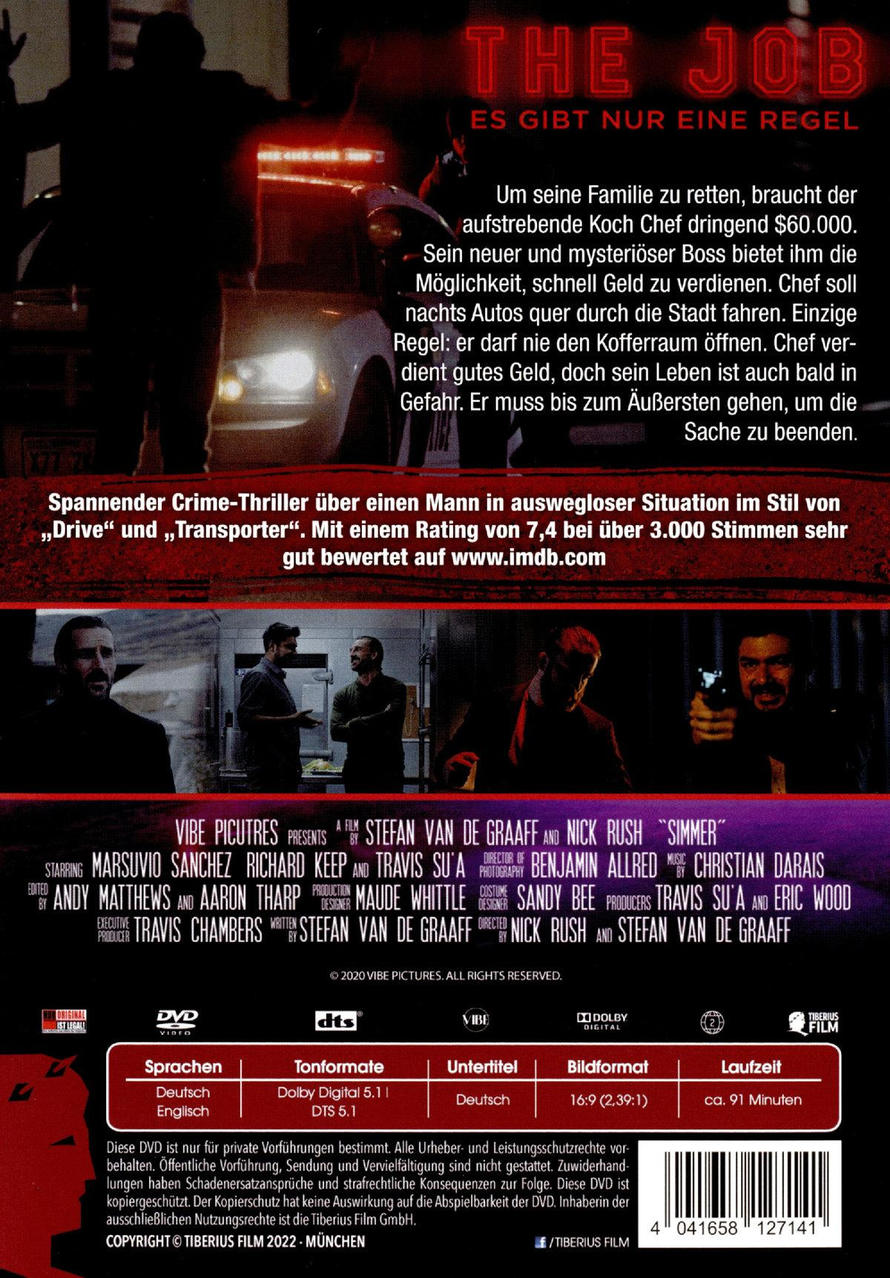 DVD-Cover mit Filmszene. Text in mehreren Sprachen, zeigt Filmdetails.