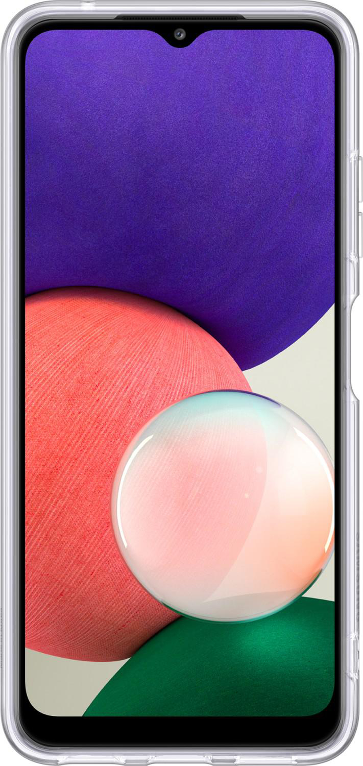 SAMSUNG 194570 Soft Clear Cover "EF-QA226" für Samsung Galaxy A22 5G, Transparent Backcover, für Samsung Galaxy A22 5G, Transparent