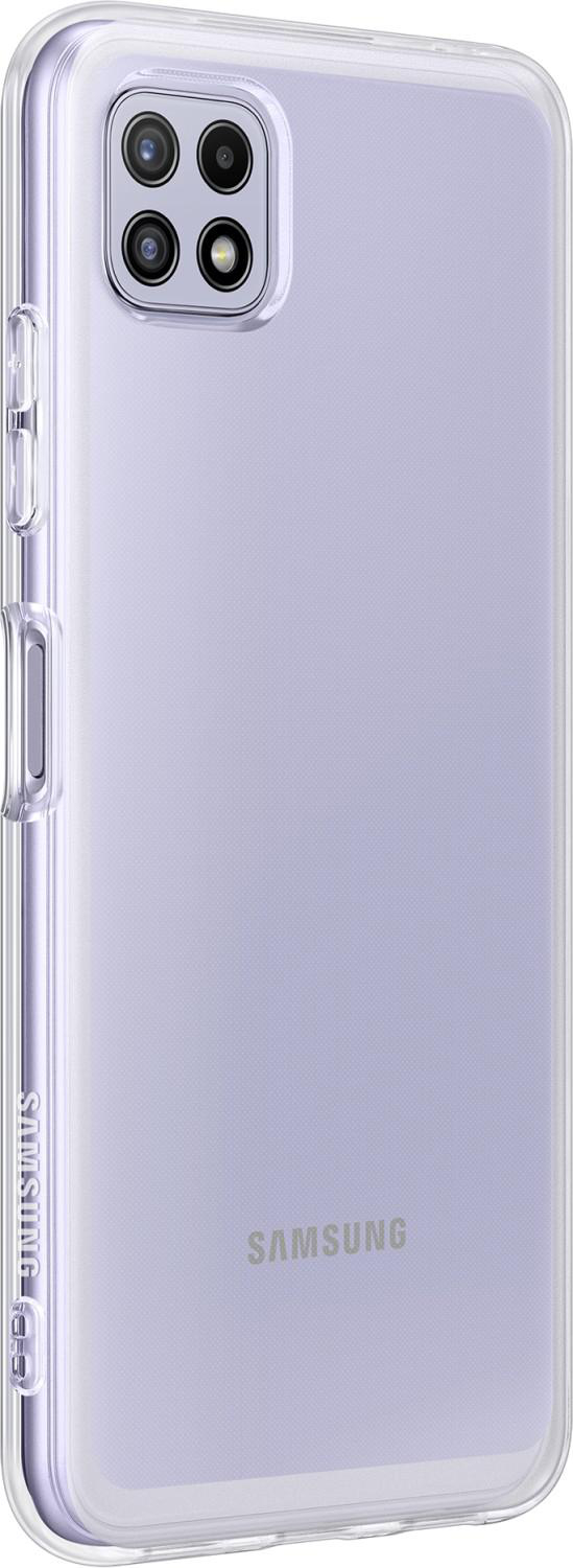 SAMSUNG 194570 Soft Clear Cover "EF-QA226" für Samsung Galaxy A22 5G, Transparent Backcover, für Samsung Galaxy A22 5G, Transparent