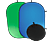 HAMA 2in1 - Sfondo pieghevole (Blu/verde)