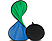 HAMA 2in1 - Fond pliable (Bleu - Vert)