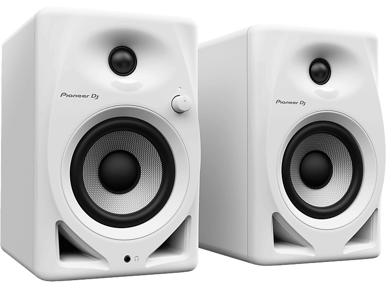 Pioneer DJ DM-40D-W Aktiv-Monitor-Lautsprecher (Paar), weiß