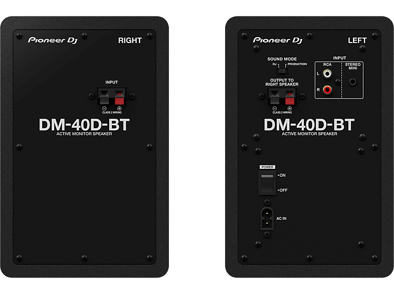 Pioneer DJ DM-40D-BT; Aktiv-Monitor-Lautsprecher — Foto 2 von 2