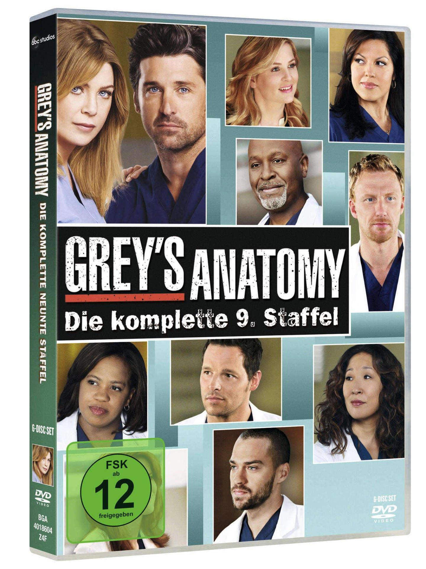 Grey's Anatomy DVD-Set. Das Cover zeigt mehrere Darsteller. Text auf Deutsch.