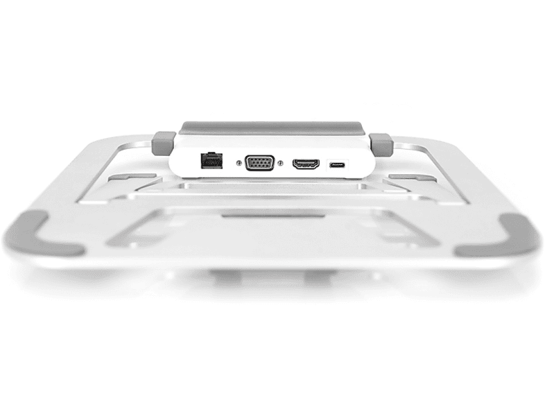 DIGITUS Notebookständer mit USB-C Dockingstation, 10-15 Zoll, HDMI 1.4, USB 3.1 Gen 1, Aluminium — Foto 4 von 5