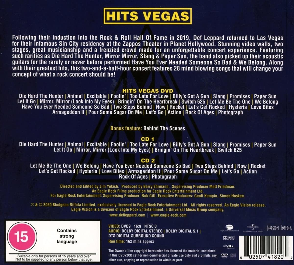 Pochette de DVD d'un album de musique. Contient du texte, des images et un avertissement parental.