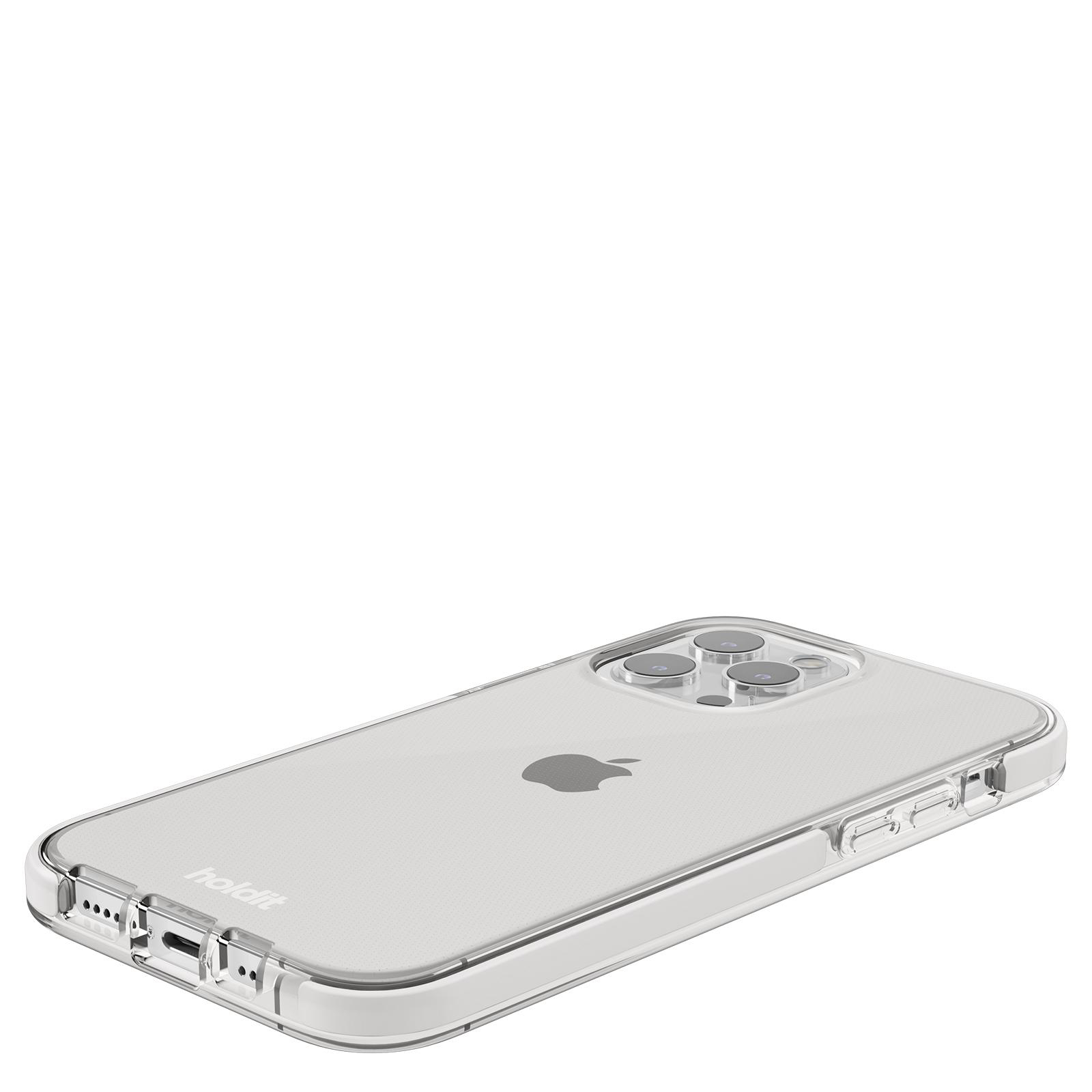 13 White Seethru, HOLDIT iPhone Apple, Pro, Backcover,