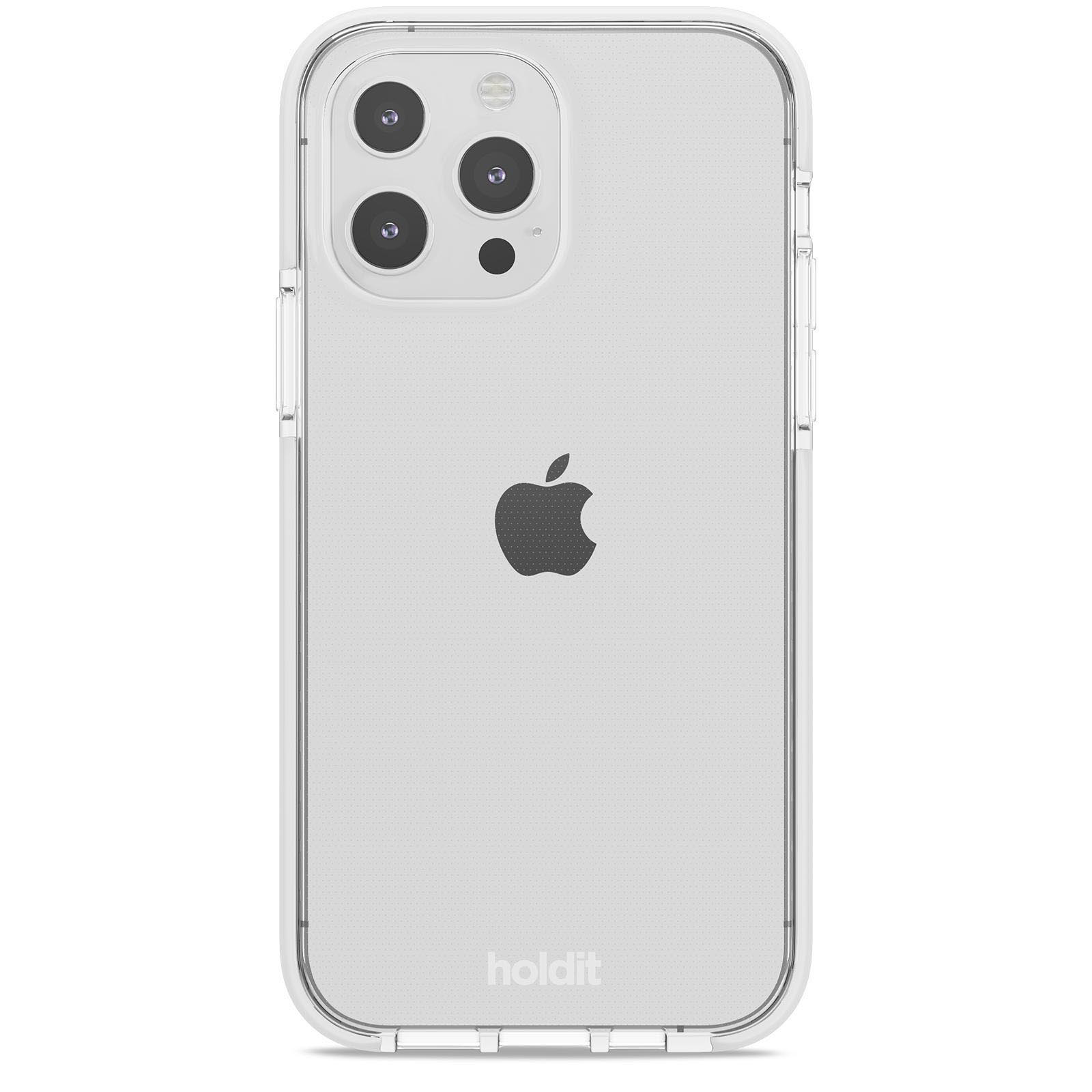 13 White Seethru, HOLDIT iPhone Apple, Pro, Backcover,