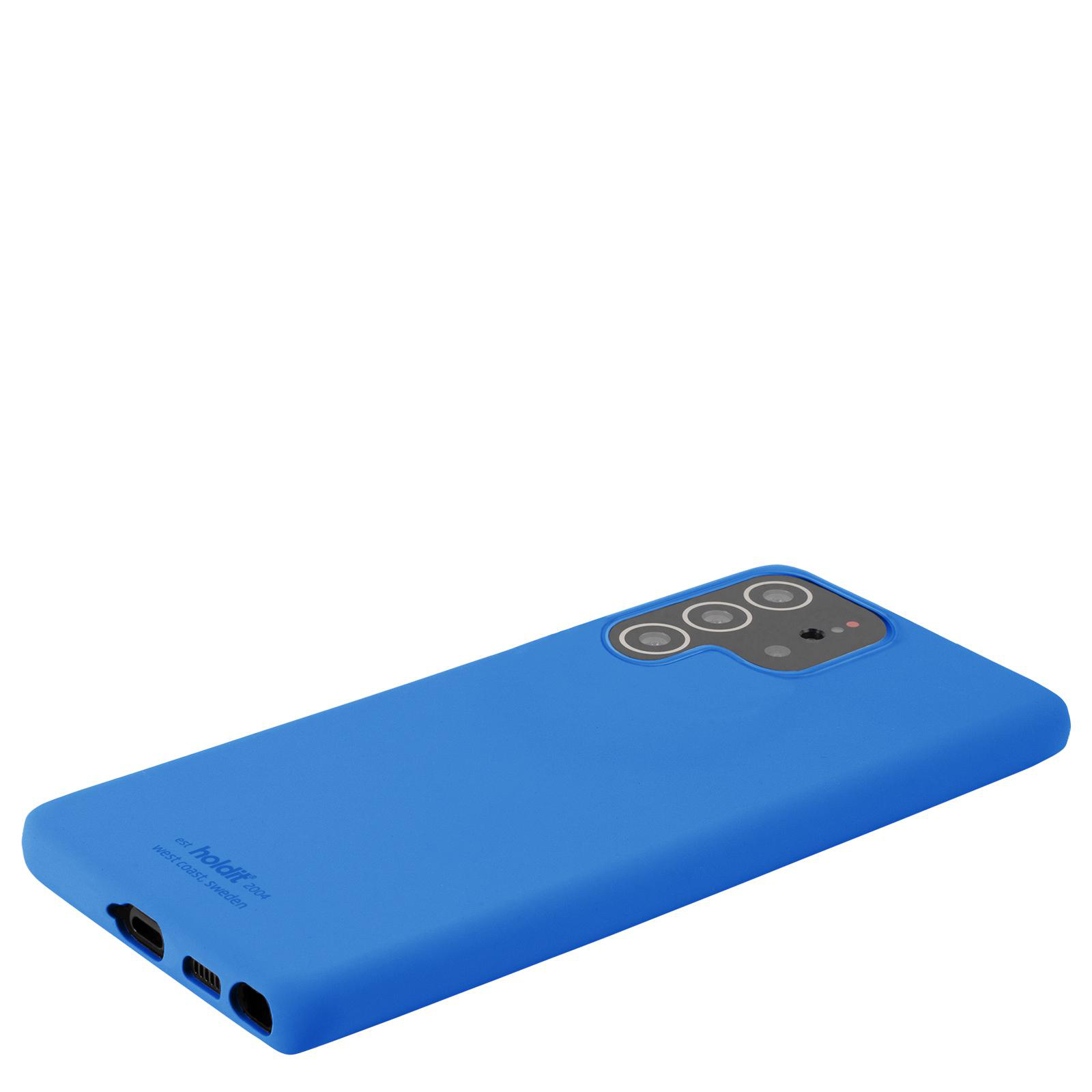HOLDIT Silicone Case, Backcover, Samsung, Galaxy S22 Ultra, Skye Blue 