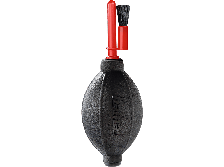 HAMA 5649 Dust Ex Brush 55 - Blasebalg (Rot/Schwarz)