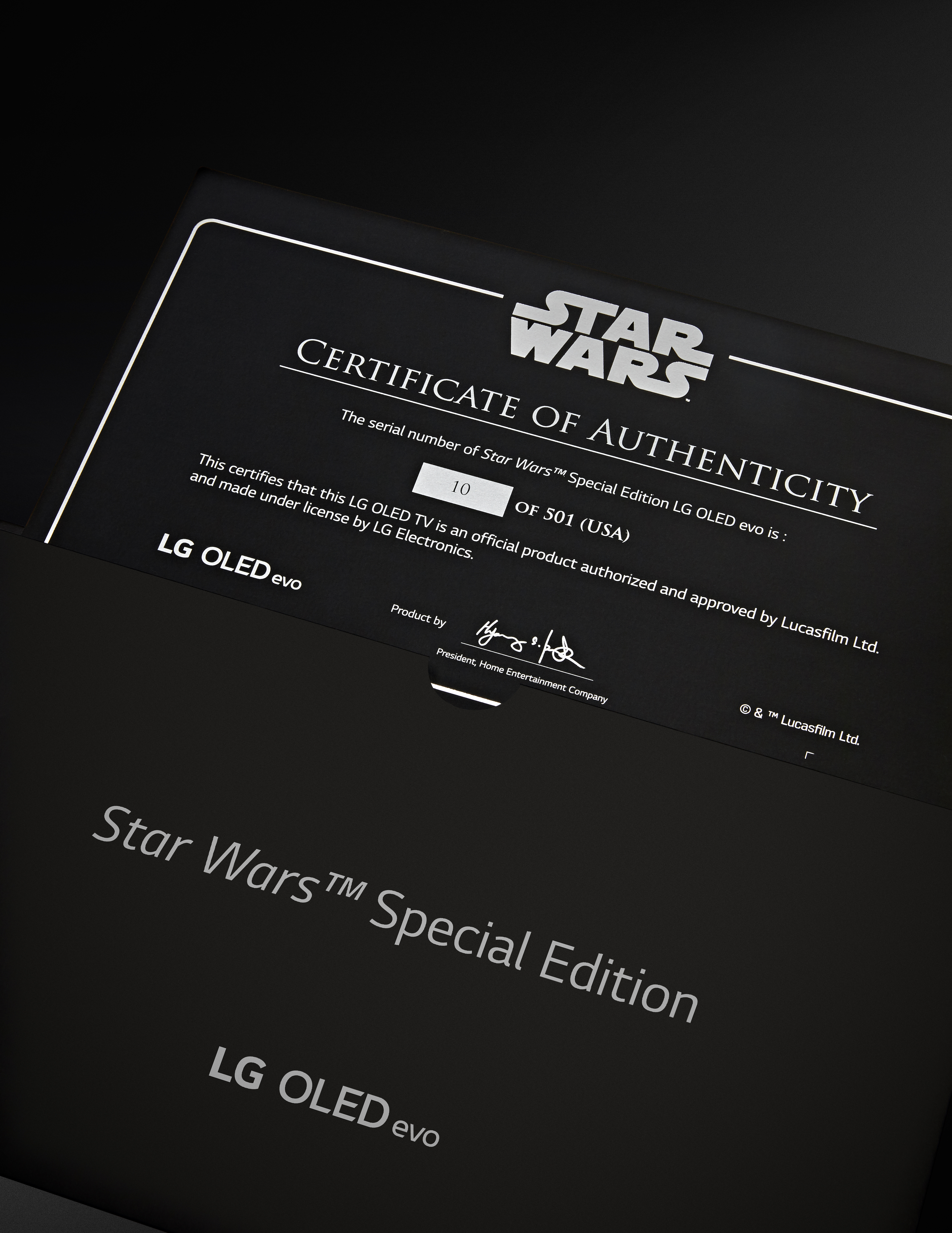 LG OLED65C2SW Star Wars Edition OLED TV (Flat, 65 Zoll / 164 cm, UHD 4K, SMART TV, webOS 22 mit LG ThinQ)