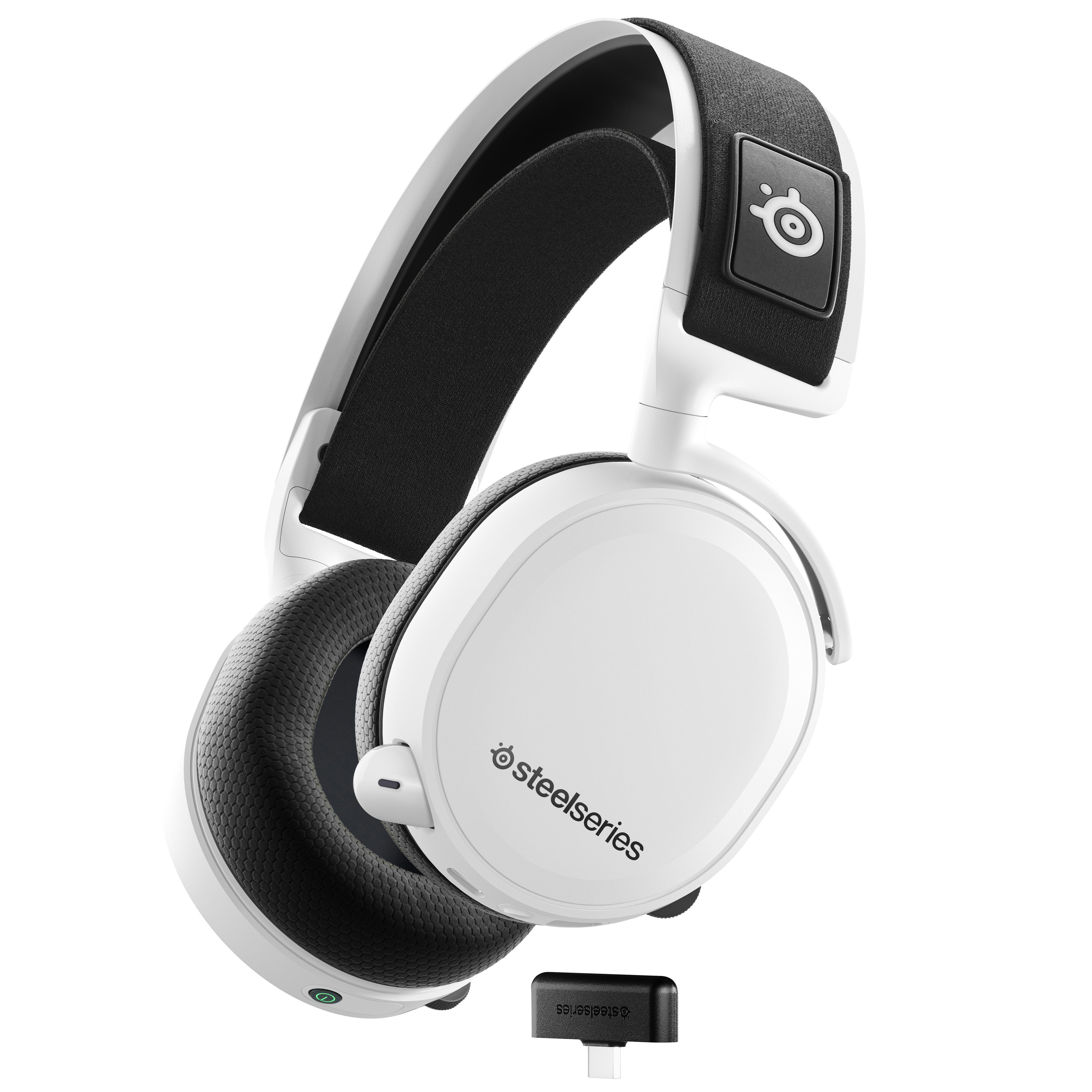 STEELSERIES Arctis 7+, Over-ear Gaming-Headset Weiß